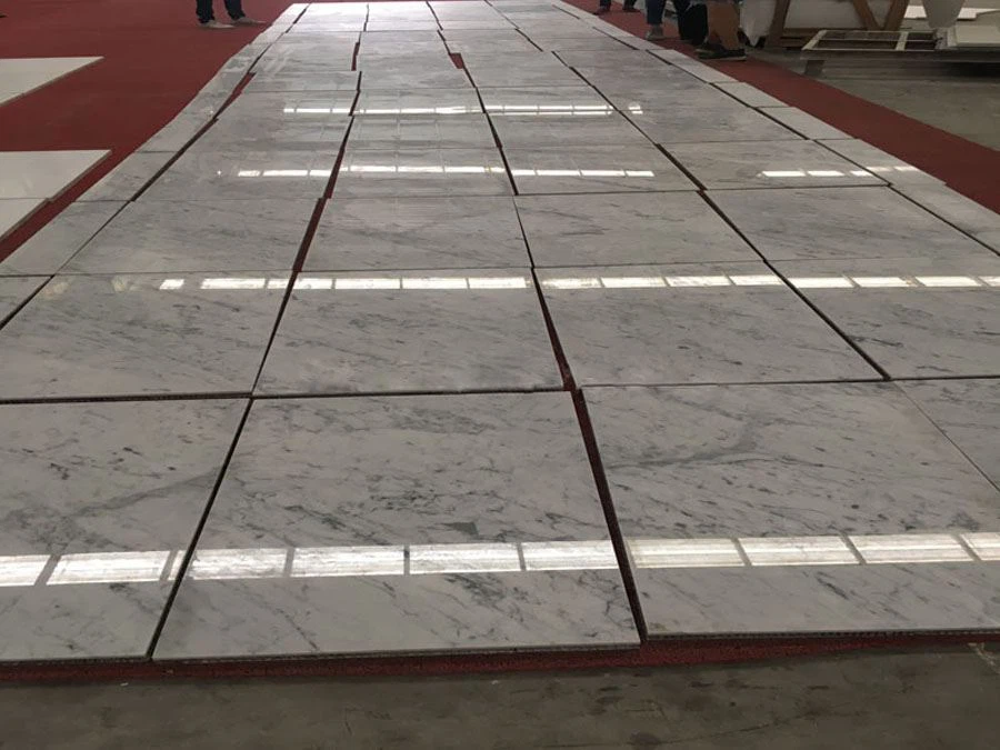 product-900-675 Statuario White Marble Composited Honeycomb Panel