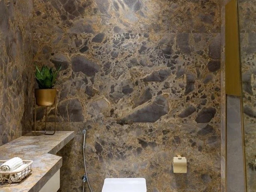 Versace Gold Marble Walls