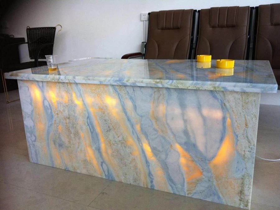 Blue Sky Marble Table