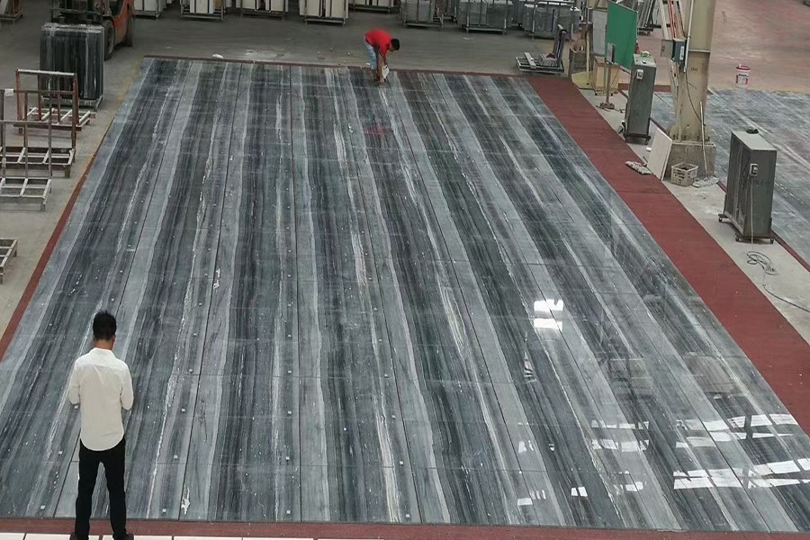 Palissandro Blue Marble Customized Tile Dry Lay Palissandro Blue Marble Customized Tile Dry Lay