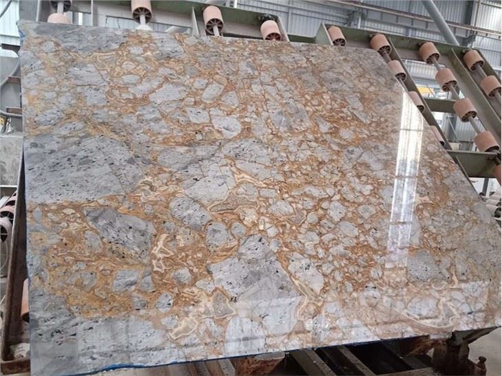 Versace Gold Marble Slab Polished