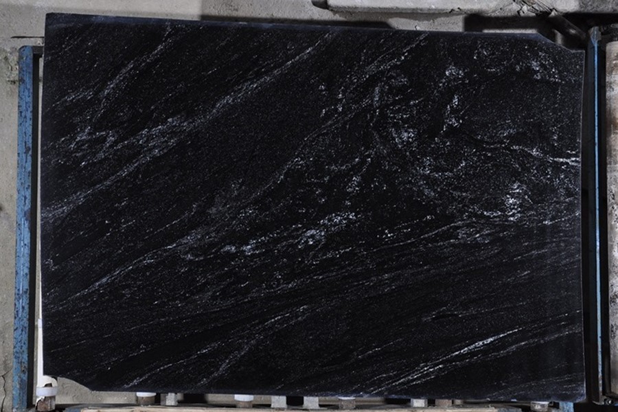 Nevada Black Granite Slab Polishing Nevada Black Granite Slab Polishing