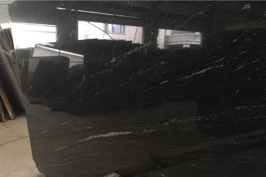 Nevada Black Granite Gangsaw Slab Nevada Black Granite Gangsaw Slab